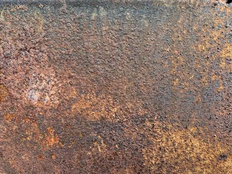 Texture of old rusty worn metal, background 스톡 사진