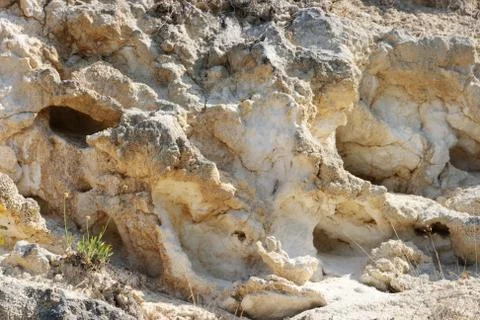 Texture of the old sand stone Stock Photos
