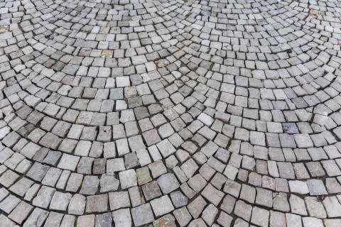 Texture of old stone pavement Stockfoto's