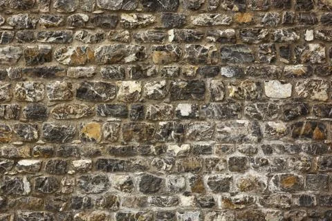Texture of the old stone wall Stock Photos