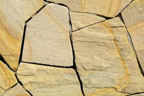 The texture of the old stone wall. Stock Photos