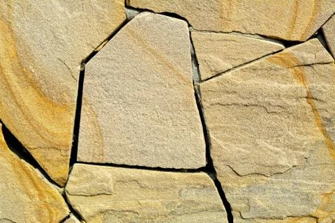 The texture of the old stone wall. Foto stock