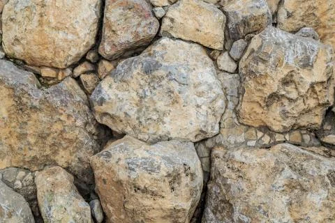 Texture of the old stone wall Stock Photos
