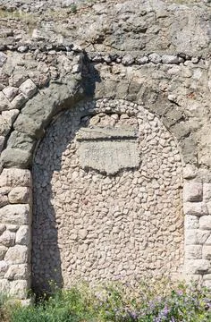 Texture of old stonework Stock Photos