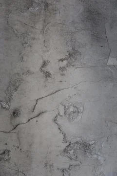 Texture of old wall with cracks and peeled paint Stock Photos