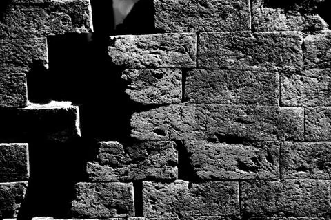 Texture of old wall Stock Photos