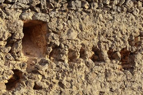 Texture of an old wall. Stock Photos