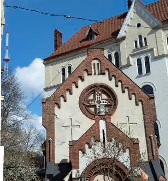 The texture of the old wall from red bricks as background Foto stock