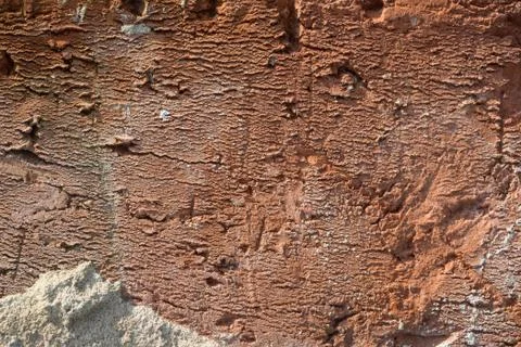 Texture Of Old Weathered Brick in Harsh Direct Sunlight Stock Photos