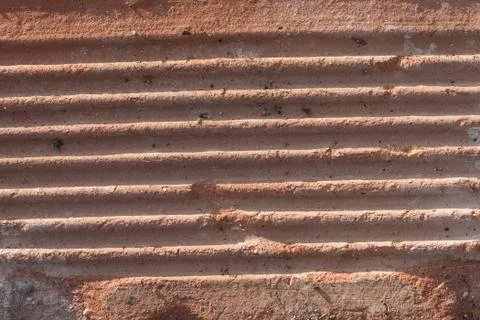 Texture Of Old Weathered Brick in Harsh Direct Sunlight Stock Photos