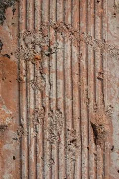 Texture Of Old Weathered Brick in Harsh Direct Sunlight Stock Photos