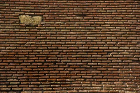 Texture of old weathered brick wall in the old Tbilisi Georgia Caucasus 스톡 사진