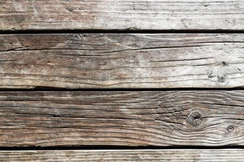 Texture of old weathered wooden planks. Cracks in wall of rural house. Free t Foto stock