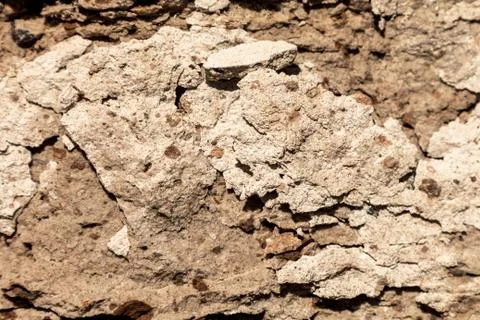 Texture of old white brick close-up Stock Photos