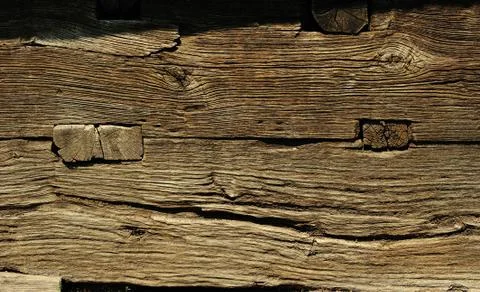 Texture of the old wood. Stock Photos