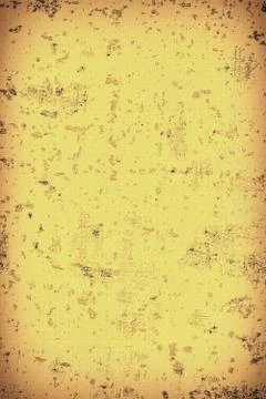 The texture of old yellow paper. Abstract grunge background Stock Photos