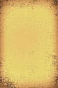 The texture of old yellow paper. Abstract grunge background Stock Photos