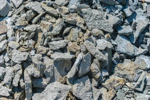 Texture or background of crushed building stone for later use Fotos de archivo
