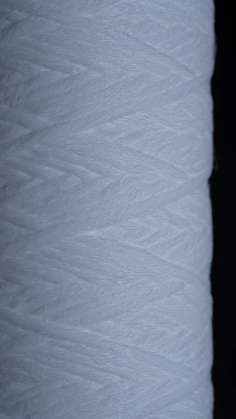Texture or background polypropylene water filter, rotates Видео 334046520