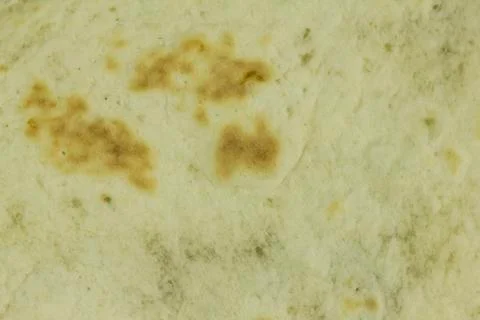 Texture or pattern of  dough from a wrap, taco or pinata Foto stock