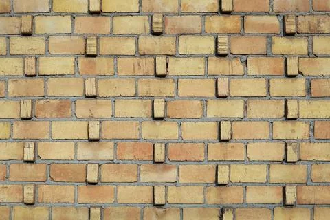 Texture of orange brick wall as background 스톡 사진