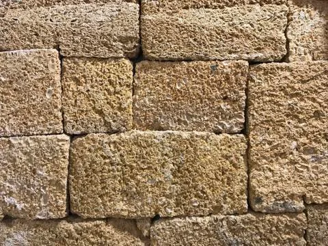 Texture. orange sandstone Stock Photos