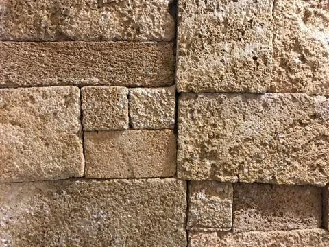 Texture. orange sandstone Stock Photos