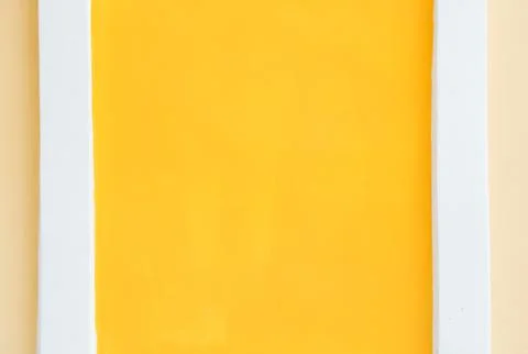 Texture of orange-yellow wall with white separator Stock Photos