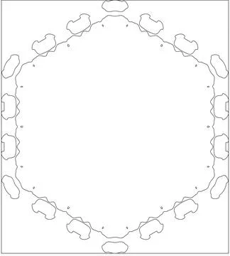 Texture Pack Multiple Outline Piece Element Gradient Abstract Creative Back.. 库存插图