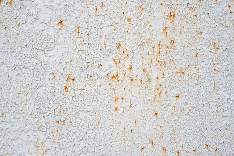 . Texture Paint which cracked and began to corrosion metal. Stock Photos