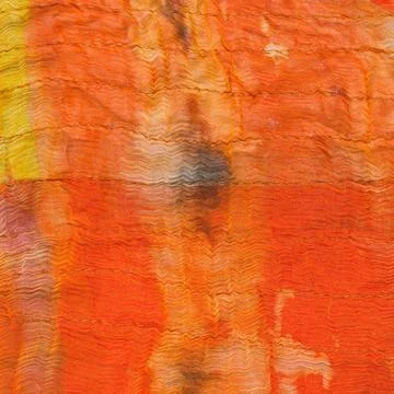 Texture of painted orange silk batik texture of painted orange silk batik ... Stockfoto's