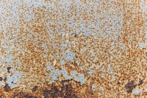 Texture of painted rusty metal sheet Foto stock