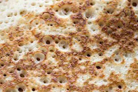Texture of pancake, close up Stock Photos
