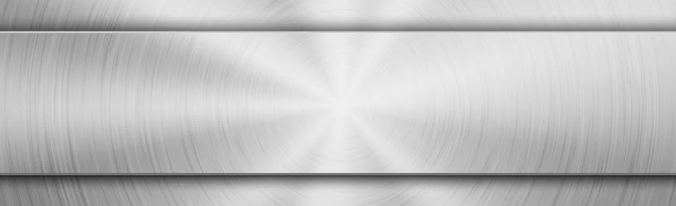 Texture panorama of silver metal with reflection Stock Illustration