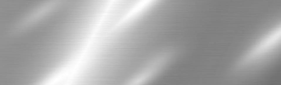 Texture panorama of silver metal with reflection Stock Illustration