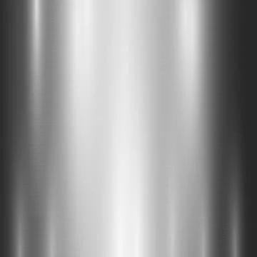 Texture panorama of silver metal with reflection Stock Illustration