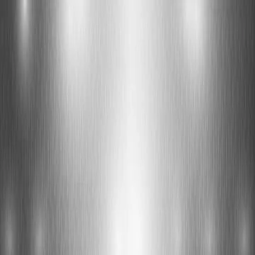 Texture panorama of silver metal with reflection Stock Illustration