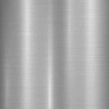 Texture panorama of silver metal with reflection Illustrazione stock