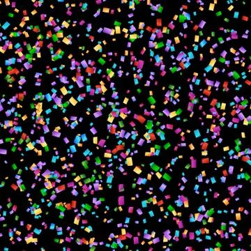 Texture with particles of confetti Stock Illustration