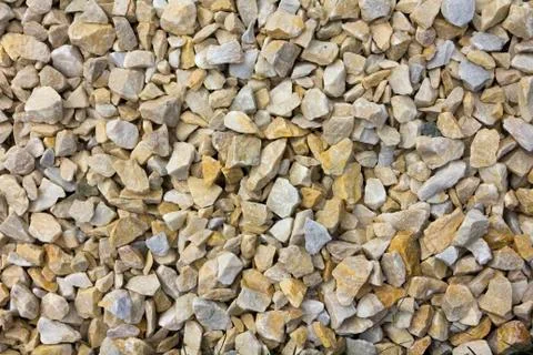 Texture, pattern, background. marble chips for landscaping pebbles close-up Stock Photos