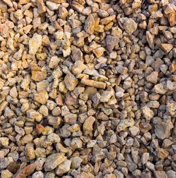 Texture, pattern, background. marble chips for landscaping pebbles close-up Stockfoto's