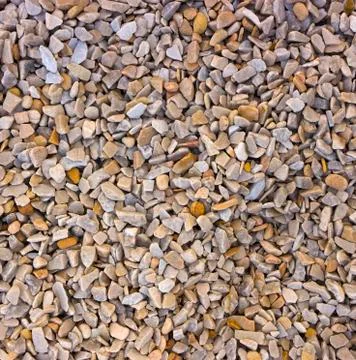 Texture, pattern, background. marble chips for landscaping pebbles close-up Stockfoto's