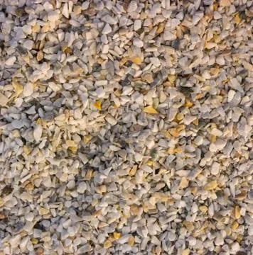 Texture, pattern, background. marble chips for landscaping pebbles close-up Stock Photos