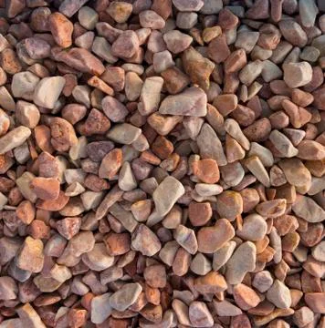 Texture, pattern, background. marble chips for landscaping pebbles close-up Stock Photos
