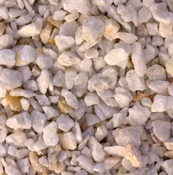 Texture, pattern, background. marble chips for landscaping pebbles close-up Stockfoto's