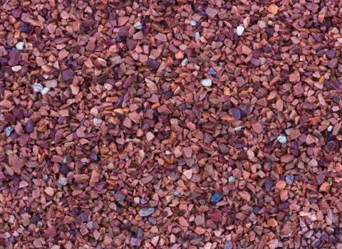 Texture, pattern, background. marble chips for landscaping pebbles close-up Stockfoto's