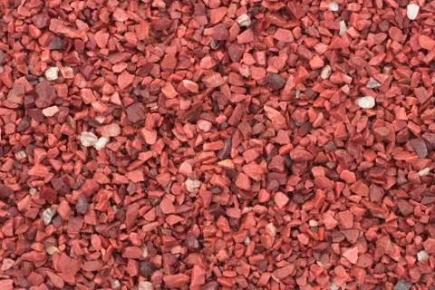 Texture, pattern, background. marble chips for landscaping pebbles close-up Stockfoto's