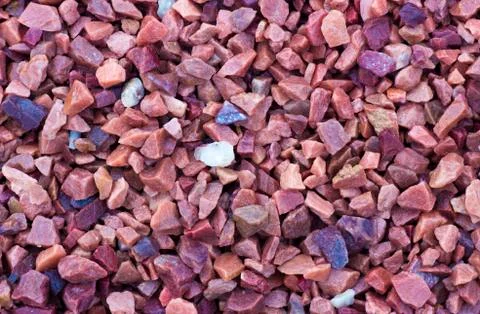 Texture, pattern, background. marble chips for landscaping pebbles close-up Stock Photos
