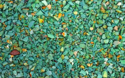 Texture, pattern, background. marble chips for landscaping pebbles close-up Stock Photos