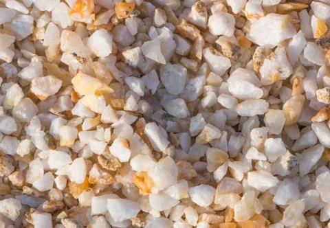 Texture, pattern, background. marble chips for landscaping pebbles close-up 스톡 사진